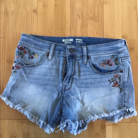 Mossimo High Waisted Jean Sorts Size 6 W28 - Picture 1 of 7